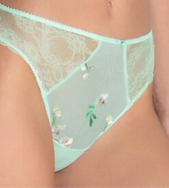 Slip Fantaisie AMOUR NYMPHEA Jade Aqua -Calida Soldes amour nymphea slip fantaisie jade aqua 3