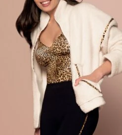 Body Libre Panthère 1369 Fauve Et Noir -Calida Soldes body libre panthere 1369 fauve et noir 2