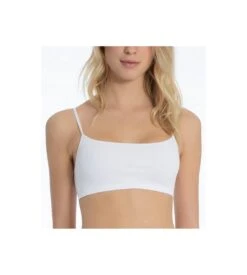 Calida Brassière Bustier Sensitive BLANC -Calida Soldes brassiere bustier sensitive blanc 3