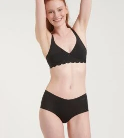 Sloggi Brassière Zéro Microfibre Noir -Calida Soldes brassiere zero microfibre noir 2
