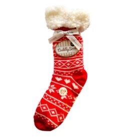 Chaussettes Fourrées Antiglisse 6650 Red