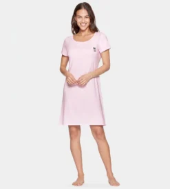 Eden Park Chemise De Nuit En Coton Brodé Mushy