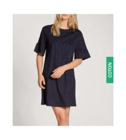 Calida Chemise De Nuit Favourites Dreams DARK LAPIS BLUE -Calida Soldes chemise de nuit favourites dreams 339 dark lapis blue 4