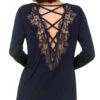 Chemise De Nuit Grande Taille Modal Dark Navy