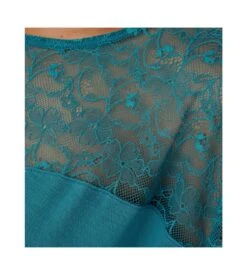 Triumph Chemise De Nuit Manches Courtes Amourette Ocean Dephts -Calida Soldes chemise de nuit manches courtes 7404 ocean dephts 2