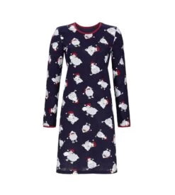 Chemise De Nuit Moutons De Noël Night