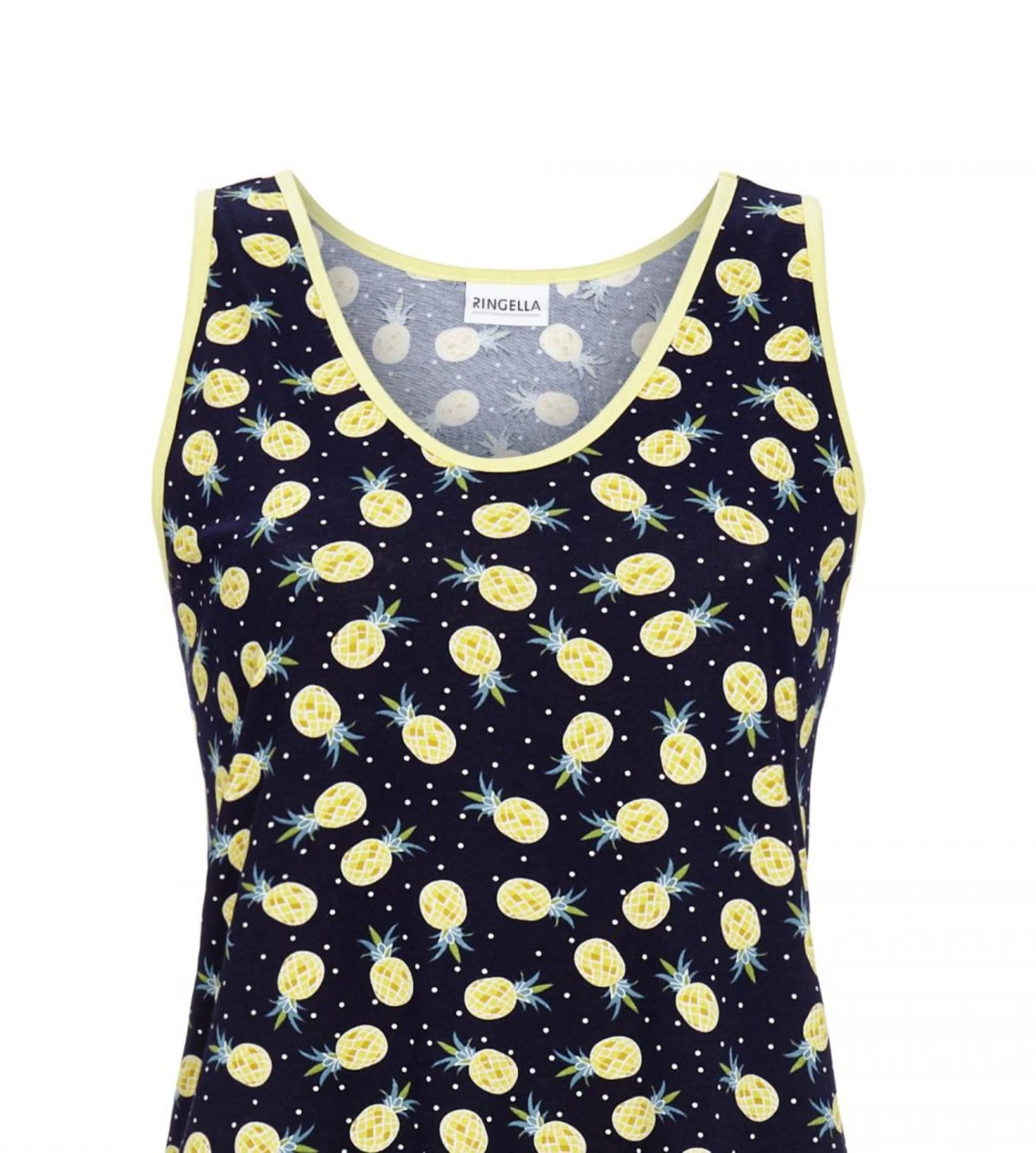 Chemise De Nuit Sans Manches Ananas Night 2 Chemise De Nuit Sans Manches Ananas Night – Image 2