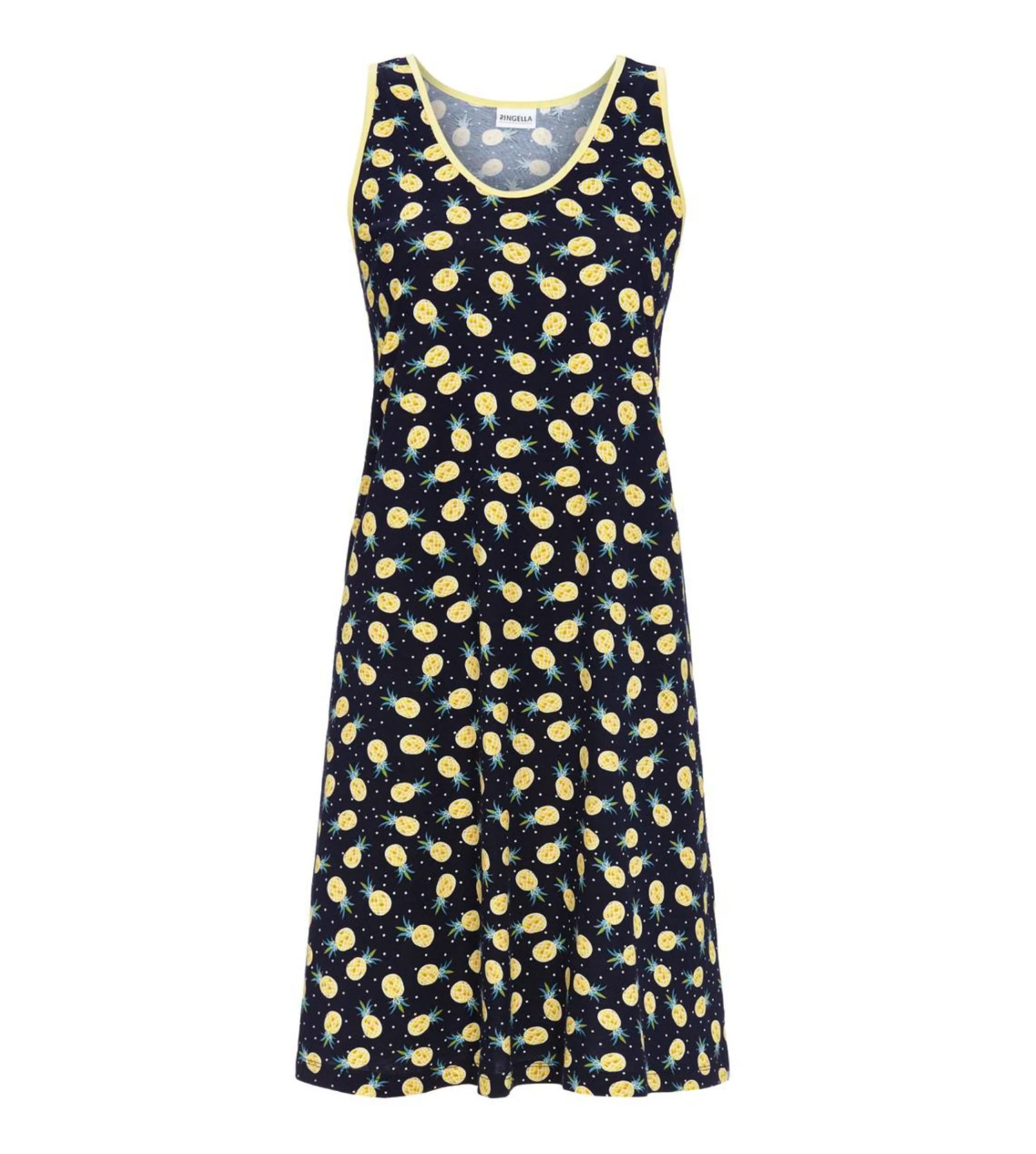 Chemise De Nuit Sans Manches Ananas Night 1 Chemise De Nuit Sans Manches Ananas Night