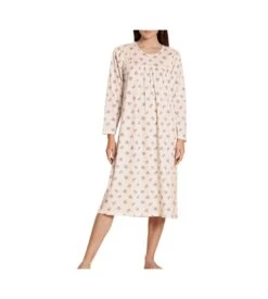 Calida Chemise De Nuit Soft Cotton Cold Rose