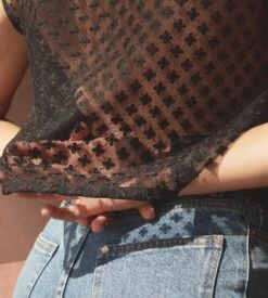 Simone Perele Chemise Hortense Noir 015 -Calida Soldes chemise hortense noir 015 3