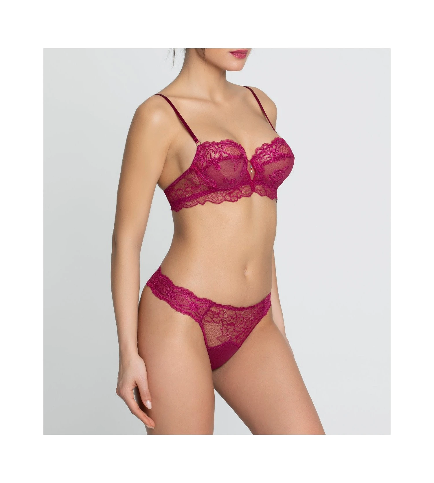 Soutien-gorge Corbeille Sublime En Dentelle Fuchsia Sublime 12 Soutien-gorge Corbeille Sublime En Dentelle Fuchsia Sublime – Image 12