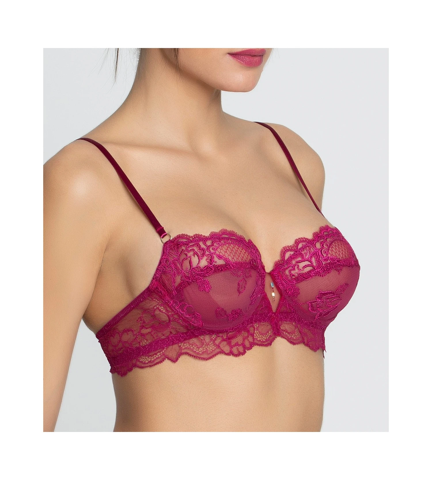 Soutien-gorge Corbeille Sublime En Dentelle Fuchsia Sublime 9 Soutien-gorge Corbeille Sublime En Dentelle Fuchsia Sublime – Image 9