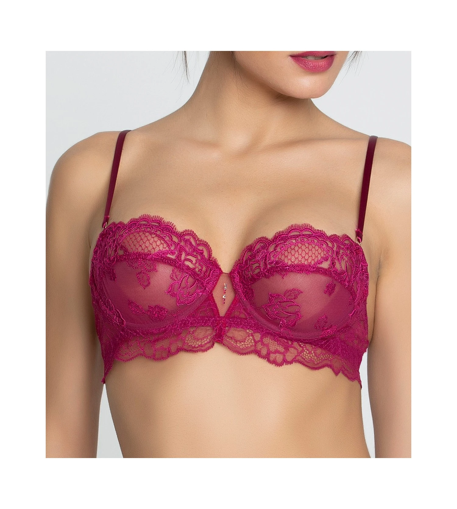 Soutien-gorge Corbeille Sublime En Dentelle Fuchsia Sublime 1 Soutien-gorge Corbeille Sublime En Dentelle Fuchsia Sublime