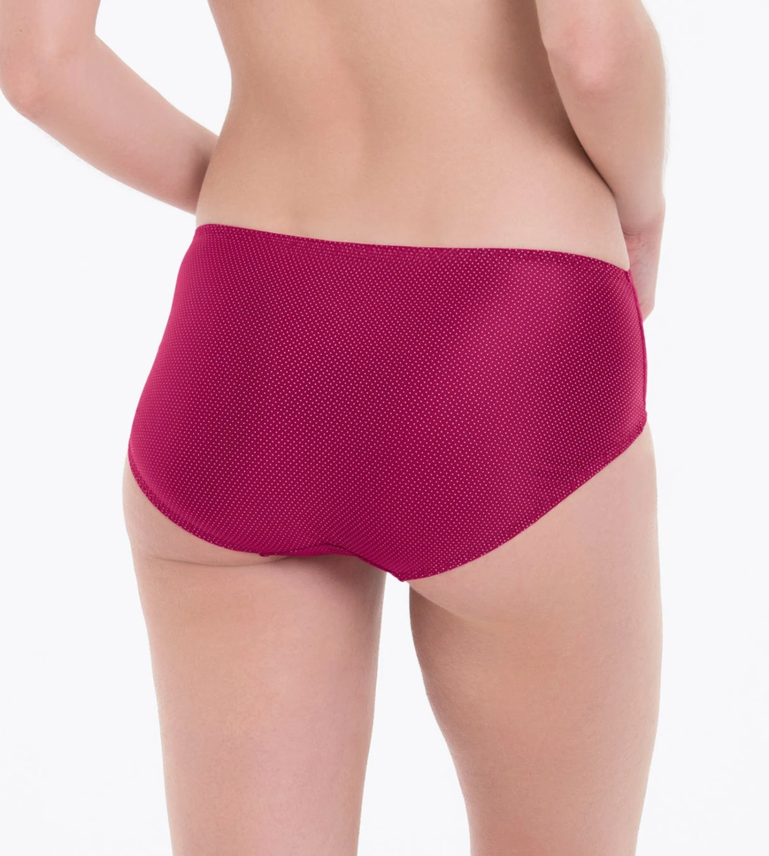 ANITA Culotte Haute Brodée Orely Cherry Red 2 ANITA Culotte Haute Brodée Orely Cherry Red – Image 2