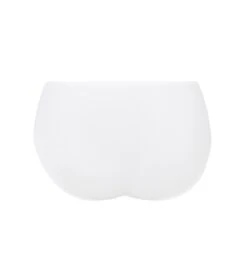 Calida Soldes -Calida Soldes culotte haute brodee orely blanc 1