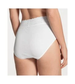 Calida Culotte Haute En Dentelle Classic Lycraspitze BLANC -Calida Soldes culotte haute dentelle classic blanc 001 2