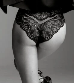 Aubade Culotte Haute Flowermania NOIR 13 Aubade Culotte Haute Flowermania NOIR -Calida Soldes culotte haute flowermania noir 6