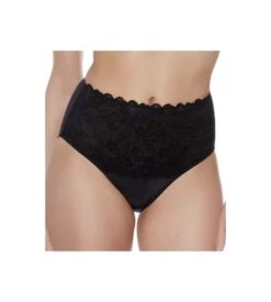 Wacoal Culotte Haute Galbante Eglantine NOIR