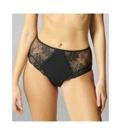 Simone Perele Culotte Taille Haute Rêve Noir 6 Simone Perele Culotte Taille Haute Rêve Noir -Calida Soldes culotte taille haute reve noir 015 2