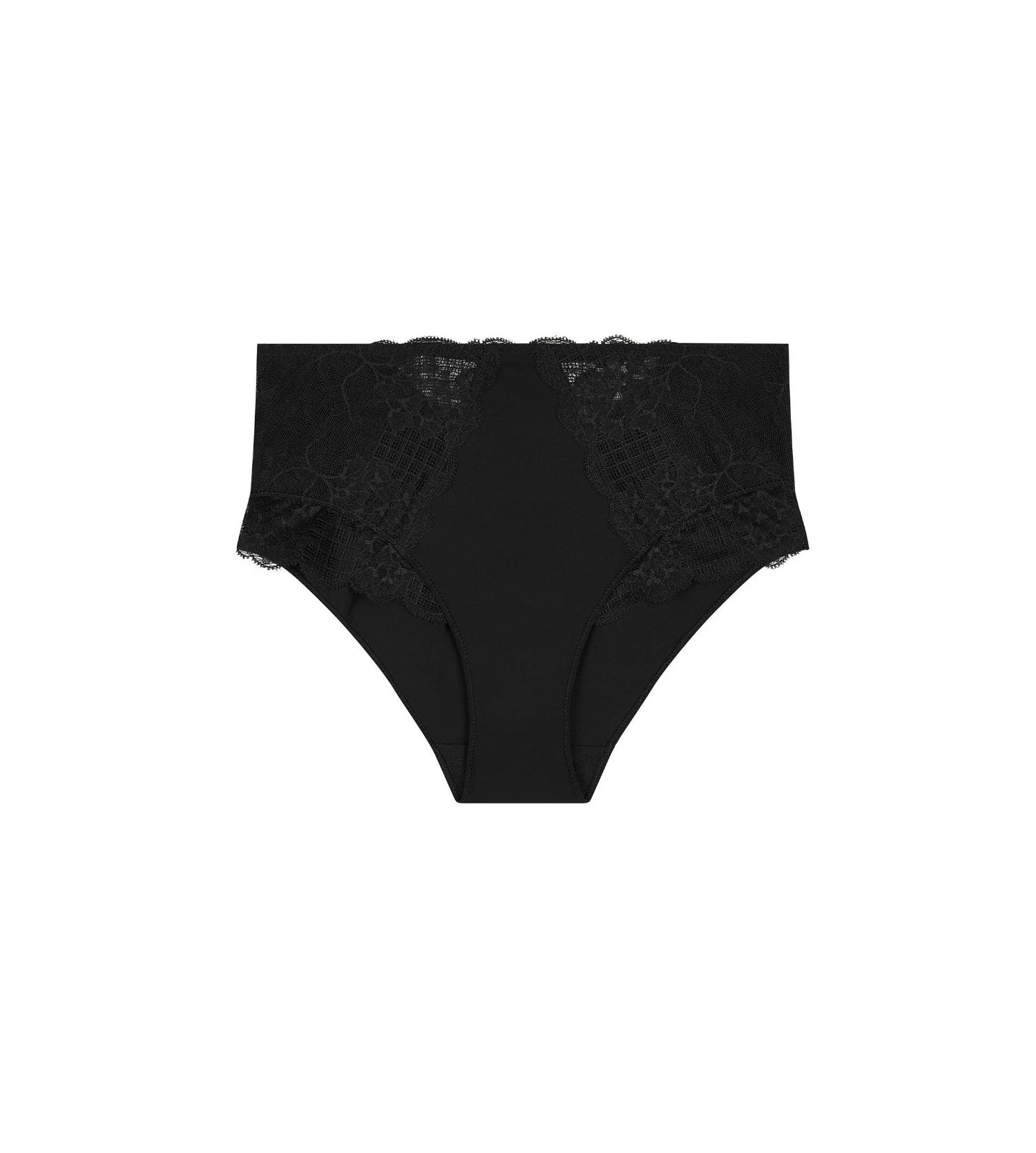 Simone Perele Culotte Taille Haute Rêve Noir 1 Simone Perele Culotte Taille Haute Rêve Noir