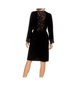 Déshabillé En Modal Helen NOIR -Calida Soldes deshabille en modal helen noir 004 2