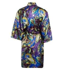 Déshabillé En Soie Dentelle Cashmer Emaux Cashmer -Calida Soldes deshabille en soie dentelle cashmer emaux cashmer 1