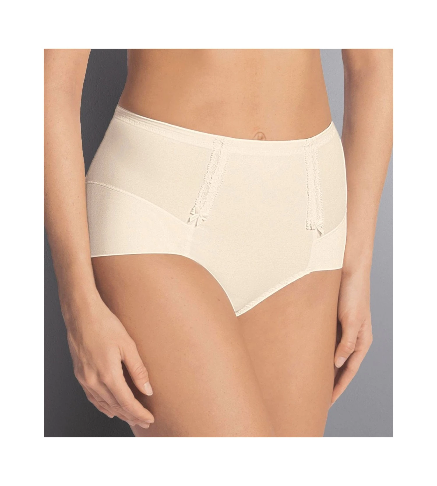 Rosa Faia Gaine Culotte Lace Rose ECRU 2 Rosa Faia Gaine Culotte Lace Rose ECRU – Image 2