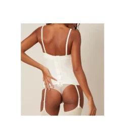 Simone Perele Guêpière Bustier Wish NATUREL -Calida Soldes guepiere bustier wish naturel 3