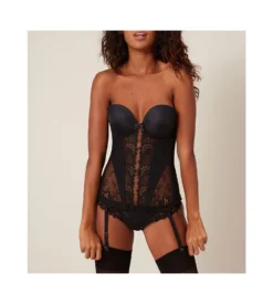 Simone Perele Guêpière Bustier Wish NOIR