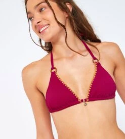 Banana Moon Haut Bikini Triangle Yero Santafe Cassis JYB45