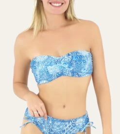 Haut De Maillot Bandeau Liscia BLEU TURQUOISE 10 -Calida Soldes haut de maillot bandeau liscia bleu turquoise 10 3