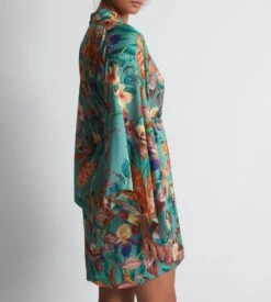Aubade Kimono Sweet Folk Aloe -Calida Soldes kimono sweet folk aloe 2