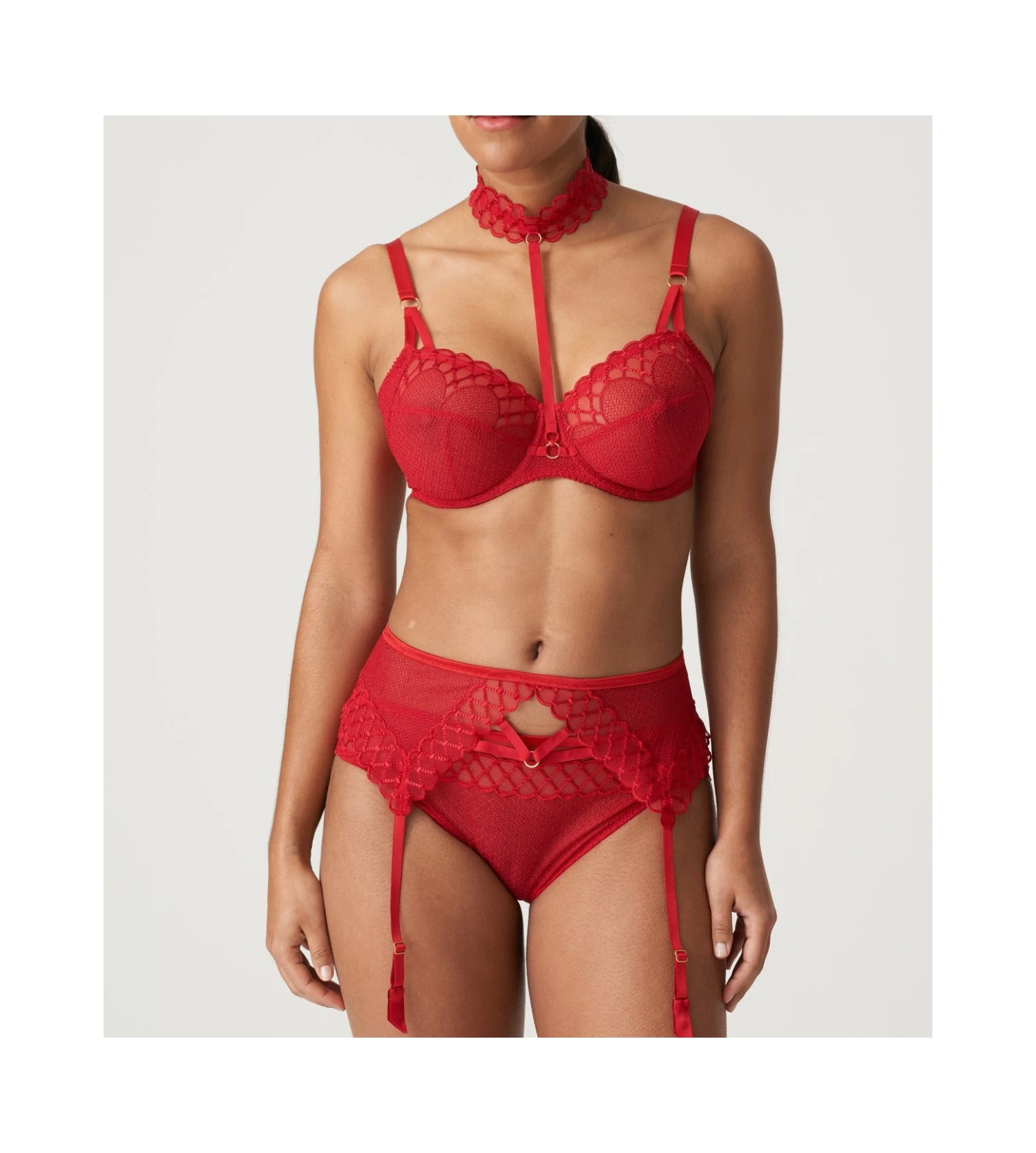 PRIMA DONNA Kit Harnais & Porte-jarretelles Vya Strawberry Kiss 2 PRIMA DONNA Kit Harnais & Porte-jarretelles Vya Strawberry Kiss – Image 2