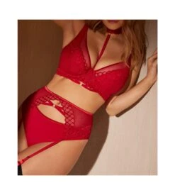 PRIMA DONNA Kit Harnais & Porte-jarretelles Vya Strawberry Kiss 16 PRIMA DONNA Kit Harnais & Porte-jarretelles Vya Strawberry Kiss -Calida Soldes kit harnais porte jarretelles vya strawberry kiss 6