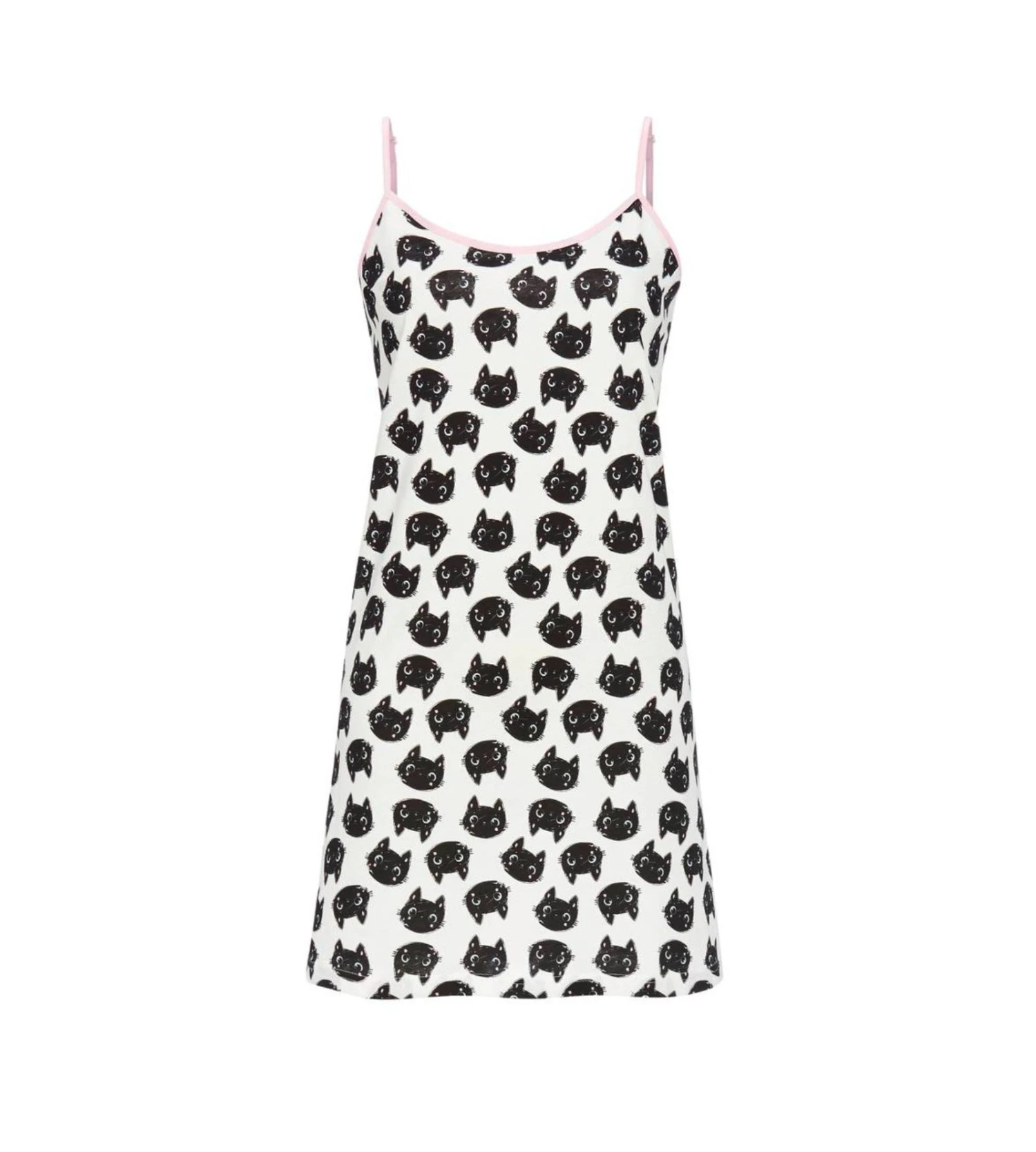 Liquette à Bretelles Fines Imprimée Champagner 2 Liquette à Bretelles Fines Imprimée Champagner – Image 2