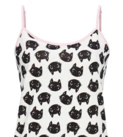 Liquette à Bretelles Fines Imprimée Champagner