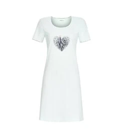 Liquette Imprimé Coeur 90cm Helle Lagune