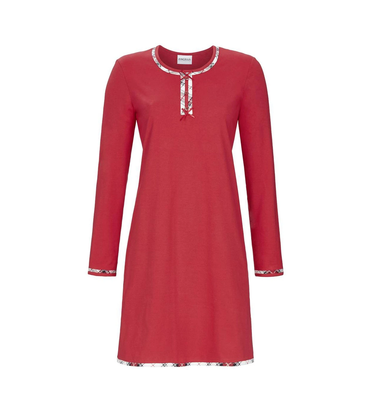 Liquette Liseré écossais Pour Femme ROUGE 1 Liquette Liseré écossais Pour Femme ROUGE