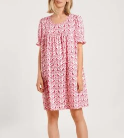 Calida Liquette Manches Courtes Red Glow -Calida Soldes liquette manches courtes 136 red glow 2