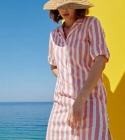 Calida Liquette été Boutonnée Favourites Fruits Red Glow -Calida Soldes liquette manches courtes boutonnee 136 red glow 4