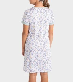 Liquette Manches Courtes Pour Femme Vert Gris 6 Liquette Manches Courtes Pour Femme Vert Gris -Calida Soldes liquette manches courtes pour femme h70 vert gris 2