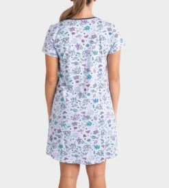 Liquette Manches Courtes Bleu -Calida Soldes liquette manches courtes t04 bleu 3