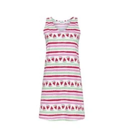 Liquette Rayée Motif Pastèque Bunt