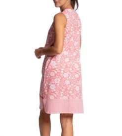 Liquette Sans Manches Imprimé Corail