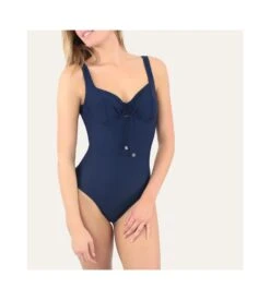 Maillot 1P Laçage Monaco MARINE 18 -Calida Soldes maillot 1p lacage monaco marine 18 3