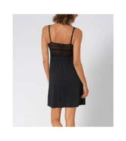 Triumph Nuisette Avec Dentelle NOIR -Calida Soldes nuisette avec dentelle 04 noir 2