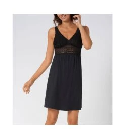 Triumph Nuisette Avec Dentelle NOIR -Calida Soldes nuisette avec dentelle 04 noir 3