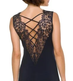 Nuisette Avec Dentelle De Modal Dark Navy -Calida Soldes nuisette avec dentelle de modal dark navy 310 2