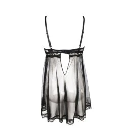 Nuisette Babydoll Glamour Couture Noir -Calida Soldes nuisette babydoll glamour couture 0005 noir 2