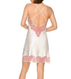 Nuisette En Satin Et Dentelle Rica Crème -Calida Soldes nuisette en satin et dentelle rica creme 3